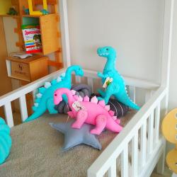 Игрушка Тирекс Голубой  (высота 45 см.)