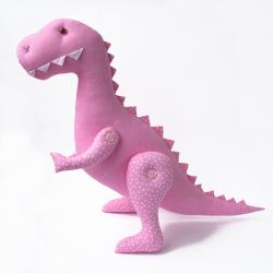 Игрушка Тирекс Розовый  (высота 45 см.)