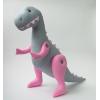 Игрушка Тирекс серо-розовый  (высота 45 см.)